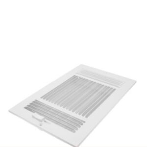 12 x 6   3 Way Stamped Face Register White