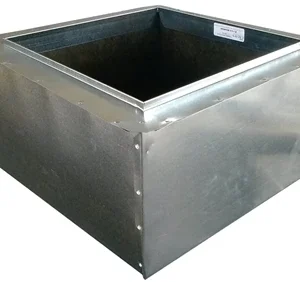 Return Air Boot 20" x 20" flat with no collar