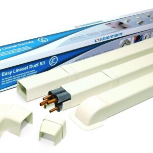 4" Line Hide Kit Off-White 12' Tall