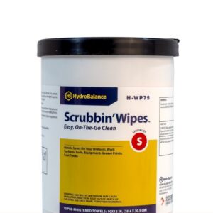 HydroBalance Scrubbin' Wipes 75-Count Dispenser