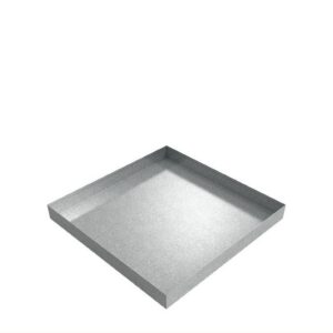 24x24 Drain pan with no hole (Upflow Closet Application) 24" x 24"