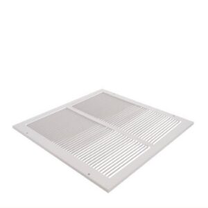 14 x 14 Stamp Faced Sidewall/Ceiling Return Grille White