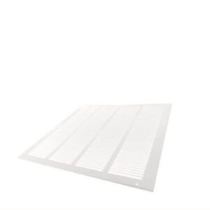 20 x 20 Stamp Faced Sidewall/Ceiling Return Grille White