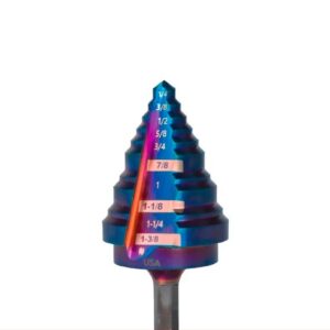 Spyder Mach-Blue 1/4-in 10-Step Drill Bit (1/4-in to 1-3/8-in)