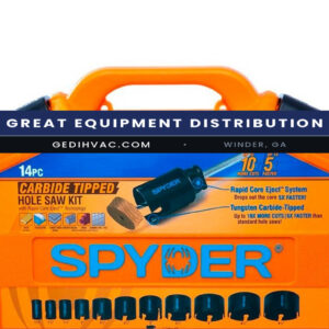 Spyder 14 Piece Tungsten Carbide Tipped Wood-Masonry Hole Saw Set