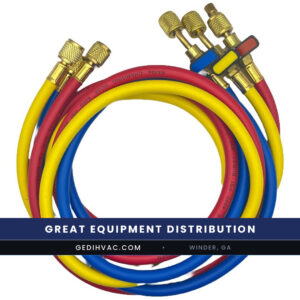 Refrigerant Charging Hoses w/ Shut Off Valves