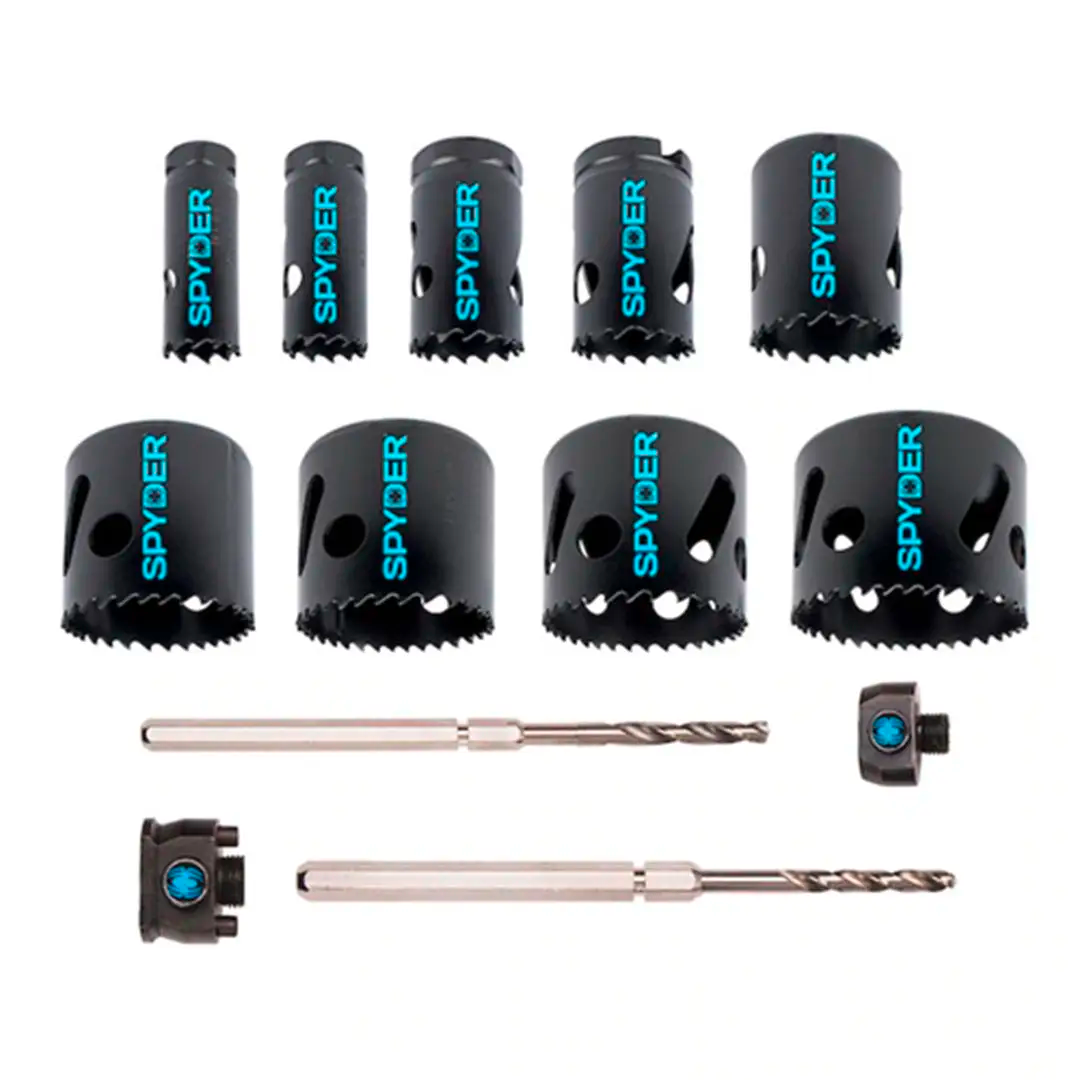 Spyder 13pc Bi-Metal (BIM) Hole Saw Set - Image 2