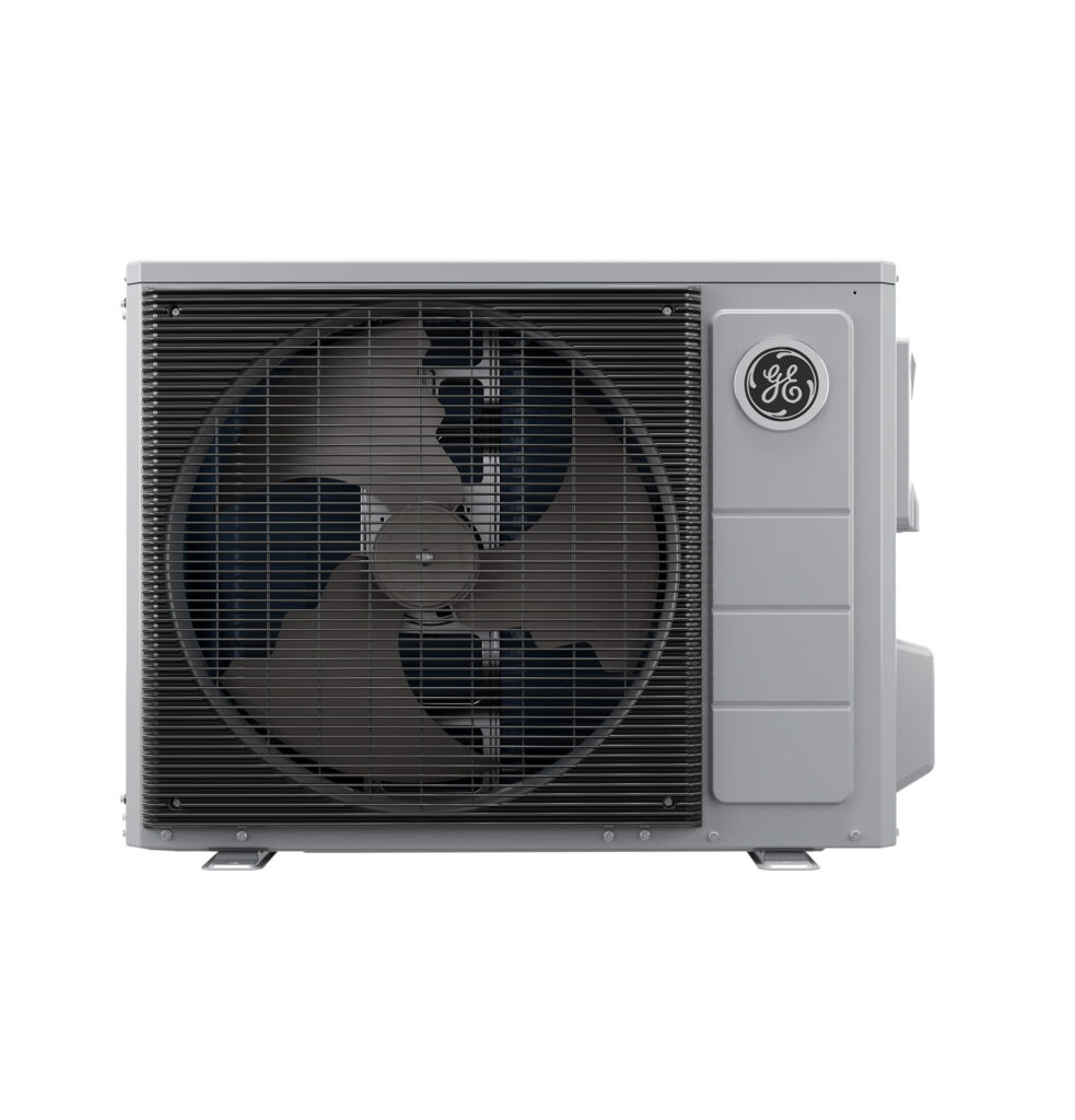 GE 1.5-Ton 15 SEER2 Connect Series Side-Discharge Inverter Heat Pump ...