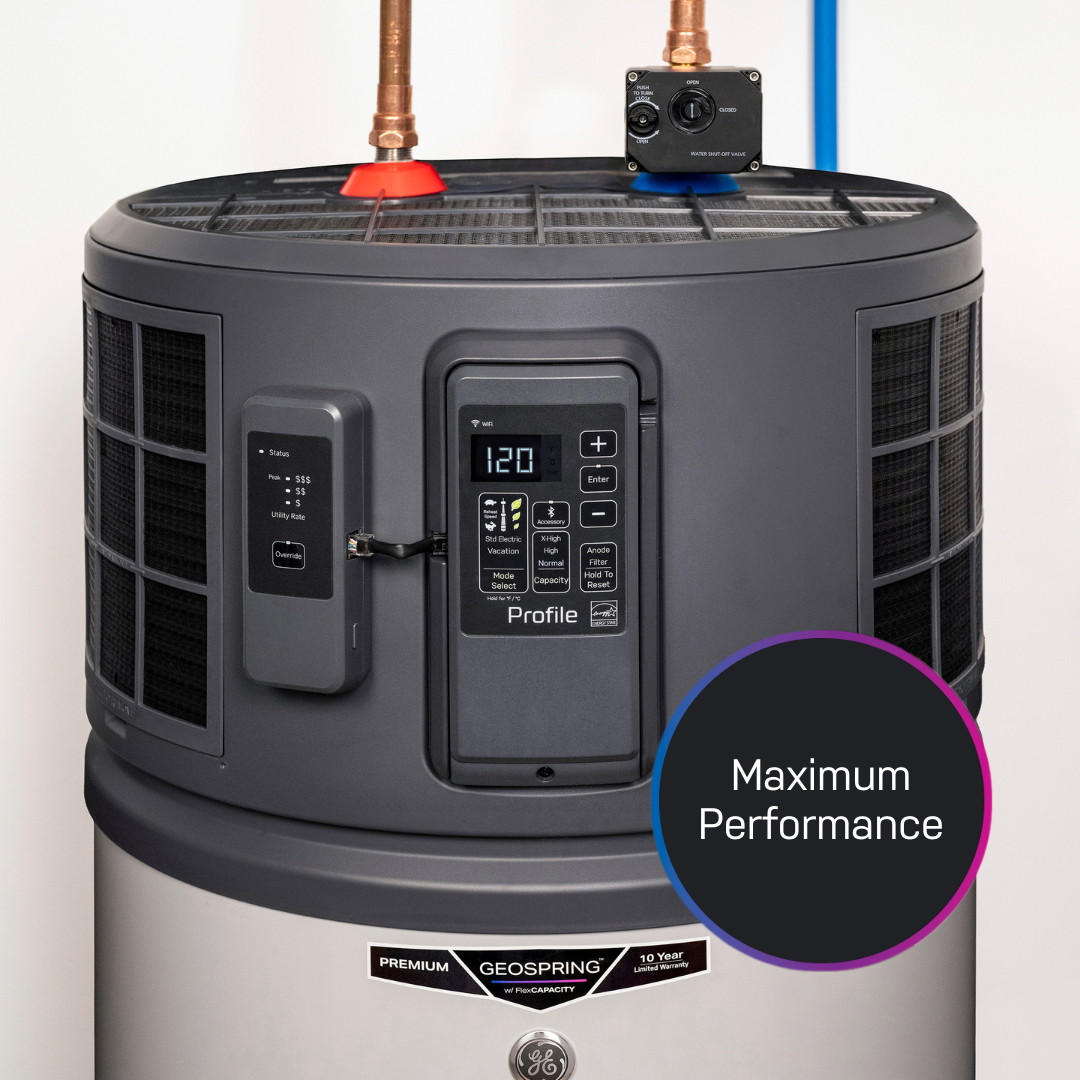 GE Profile™ GEOSPRING™ Smart Hybrid Heat Pump Water Heater 40-gallon - 240V - FlexCapacity - Image 11
