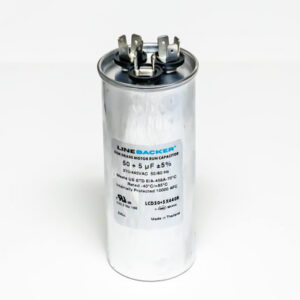 Dual Run Capacitor 50/5 MFD 370/440V Round