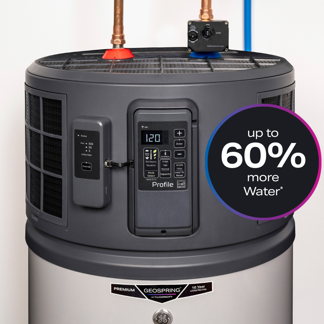 GE Profile™ GEOSPRING™ Smart Hybrid Heat Pump Water Heater 40-gallon - 240V - FlexCapacity - Image 5