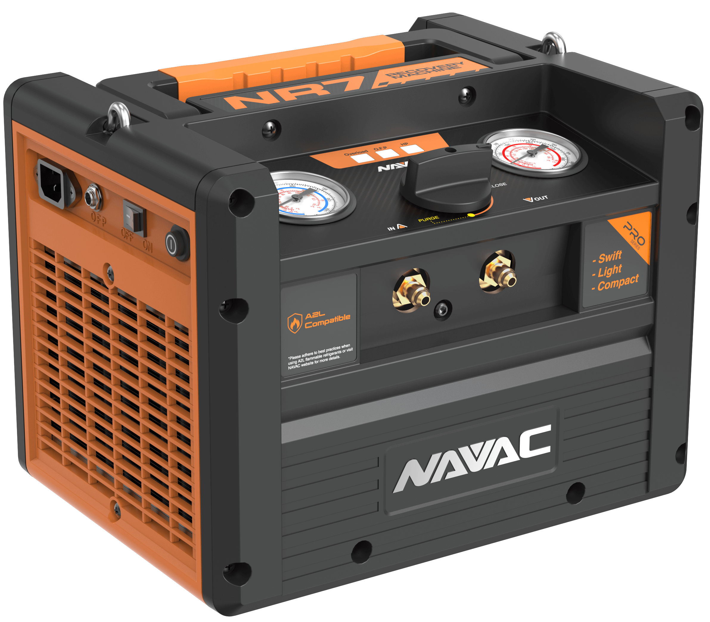 Recovery Unit, Dual-Cylinder, DC. A2L, Pro Series
