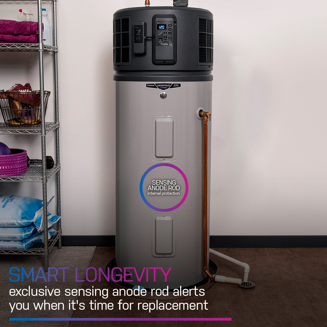 GE Profile™ GEOSPRING™ Smart Hybrid Heat Pump Water Heater 40-gallon - 240V - FlexCapacity - Image 17