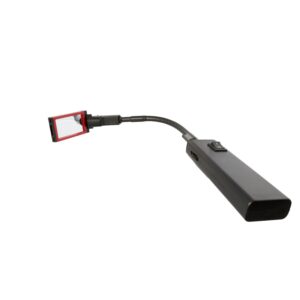 Steelman 18-Inch Flexible Lighted Inspection Tool with 90-Degree Tilting Mirror