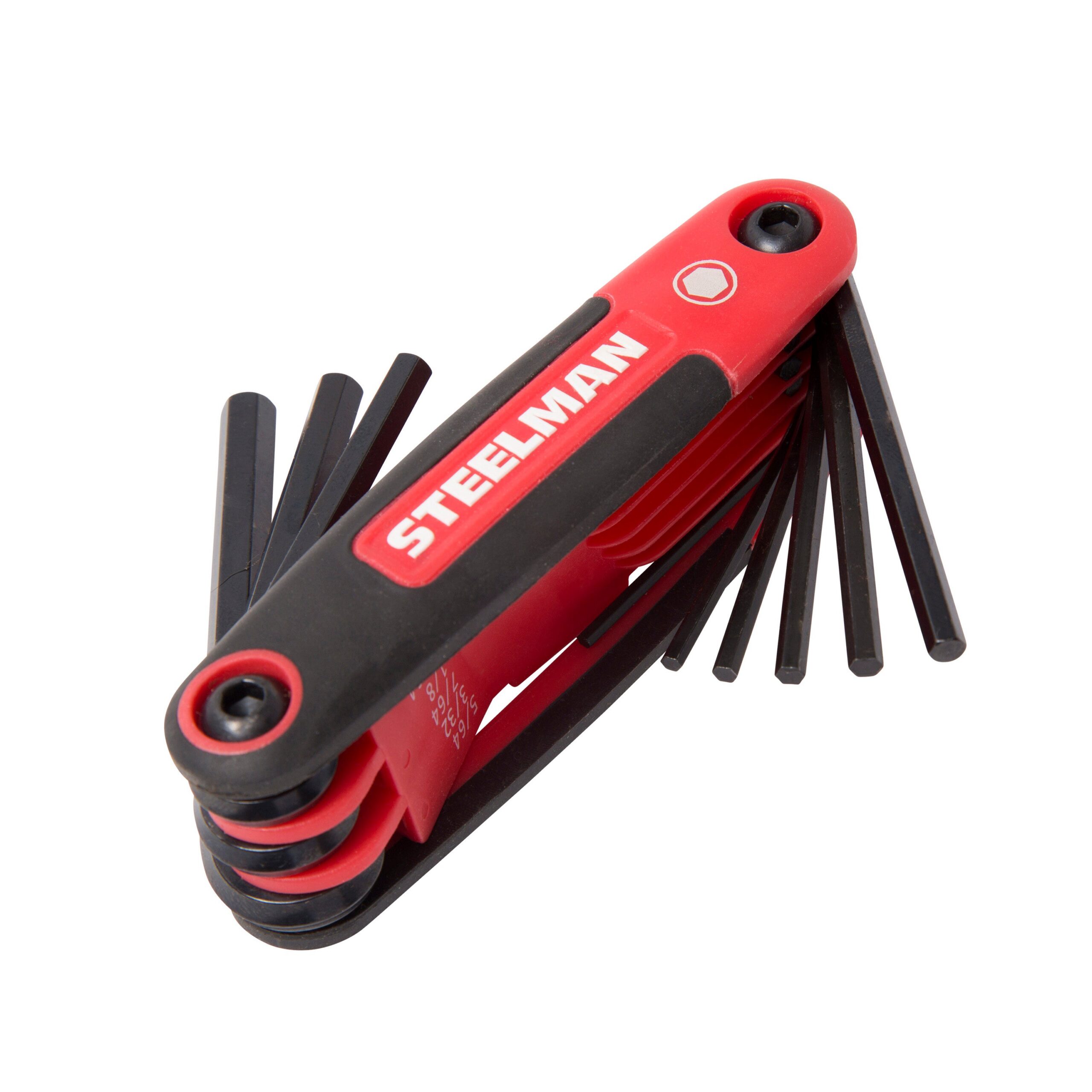 Steelman 9-Piece Folding Hex Key Set, Standard (Sae-Inch)