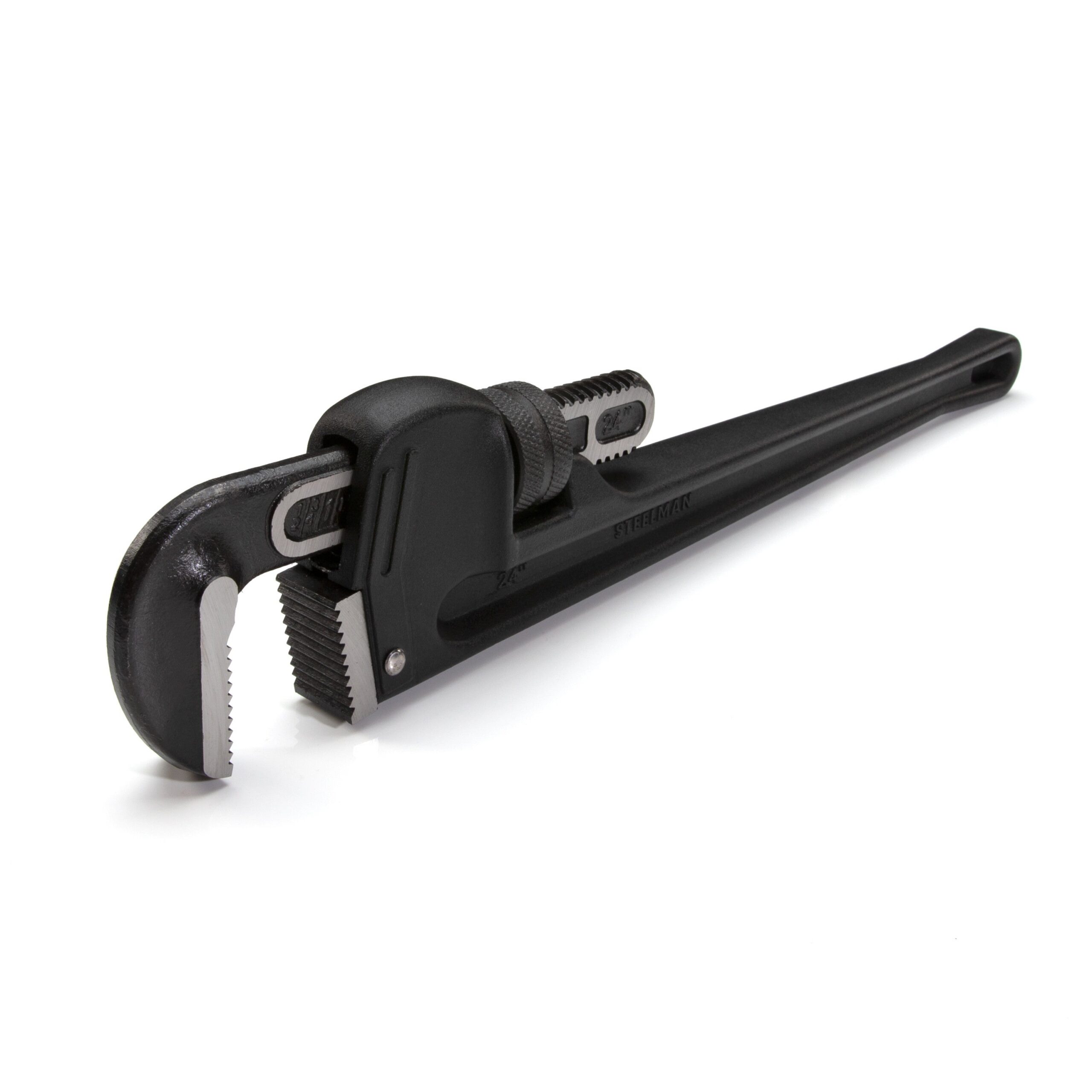 Steelman 24-Inch Heavy-Duty Cast Aluminum Straight Handle Pipe Wrench
