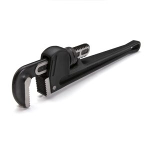 Steelman 18-Inch Heavy-Duty Cast Aluminum Straight Handle Pipe Wrench
