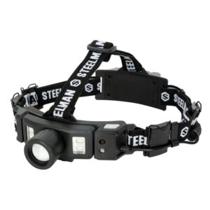 Steelman Multi-Mode Focusing Rechargeable Headlamp with Rear Safety Light