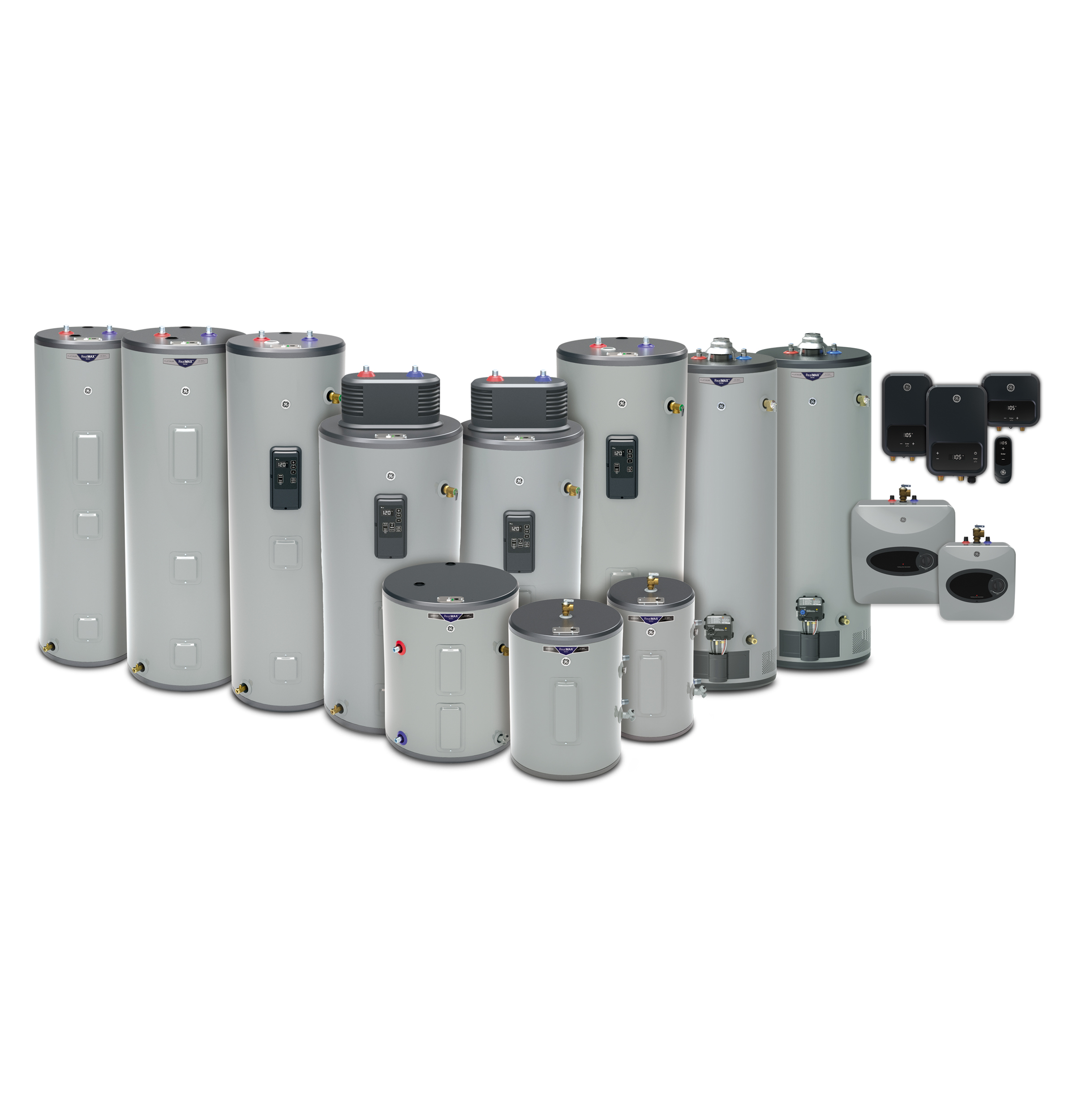 GE RealMAX Choice 50-Gallon Tall Natural Gas Atmospheric Water Heater - Image 3