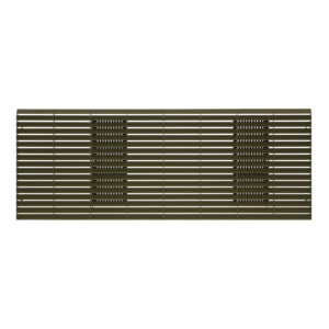 GE Zoneline architectural rear grille - dark brown